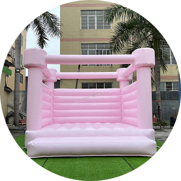 Pastel Bounce House InflatableZone