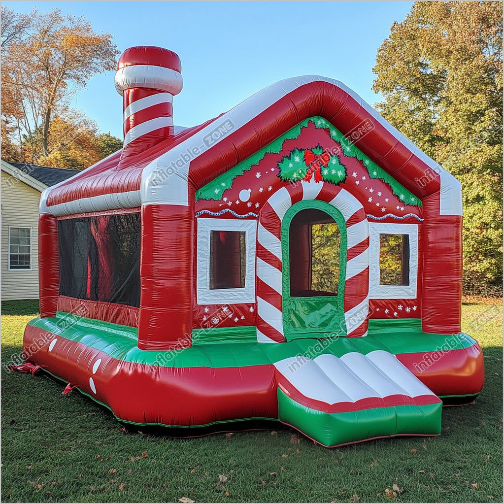 Christmas Bounce House For Rent Outdoor Inflatables Near Me Backyard P