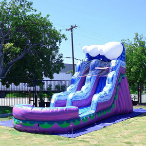 Mermaid Commercial Grade Water Slide With Pool Large Inflatable Slides Backyard Bouncers And Party