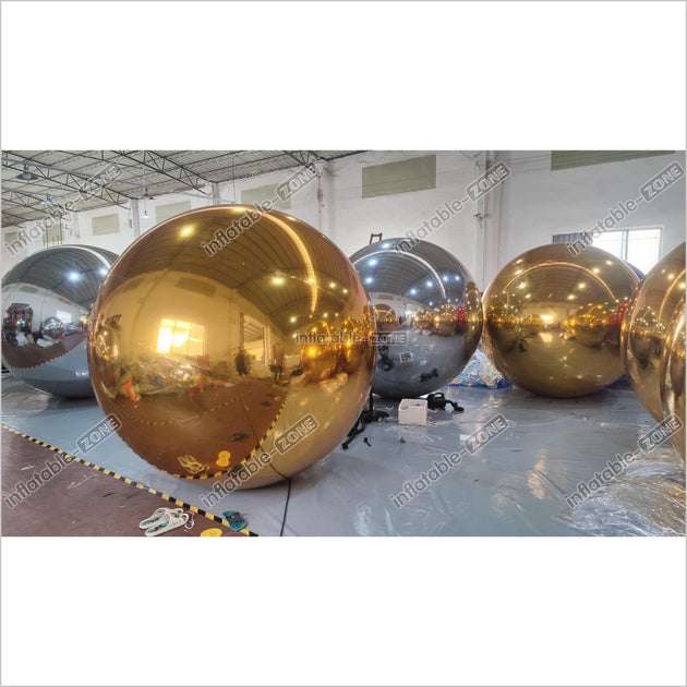 Inflatable Mirror Spheres Decoration Commercial Durable Inflatable Han