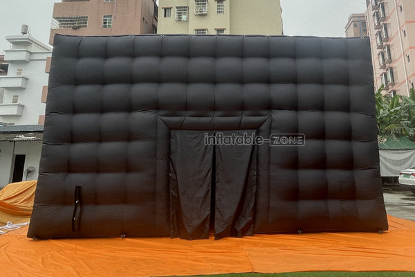 Black Inflatable Night Club Large Inflatable Party Tent Waterproof Nightclub House Disco Tent For Outdoor Wedding