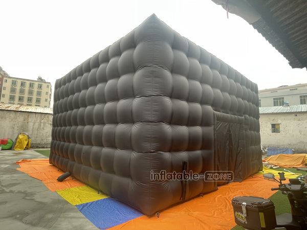 Black Inflatable Night Club Large Inflatable Party Tent Waterproof Nightclub House Disco Tent For Outdoor Wedding