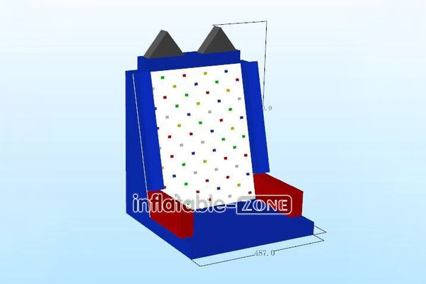 Inflatable-Zone Design Giant Inflatable Rock Climbing Wall With Mattress Sports Games Climbing Wall For Kids