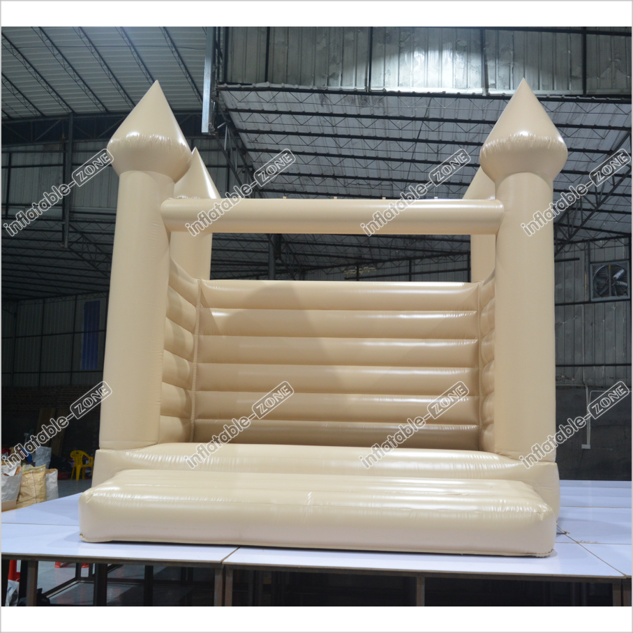 Peach Color Wedding Bounce House, Romantic Bouncy Castle