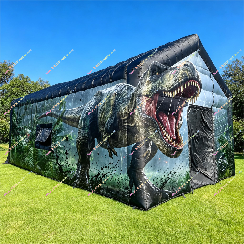Outdoor Team Building Events Inflatable Dinosaur Tent Portable Party Inflatable Tent House For Sale