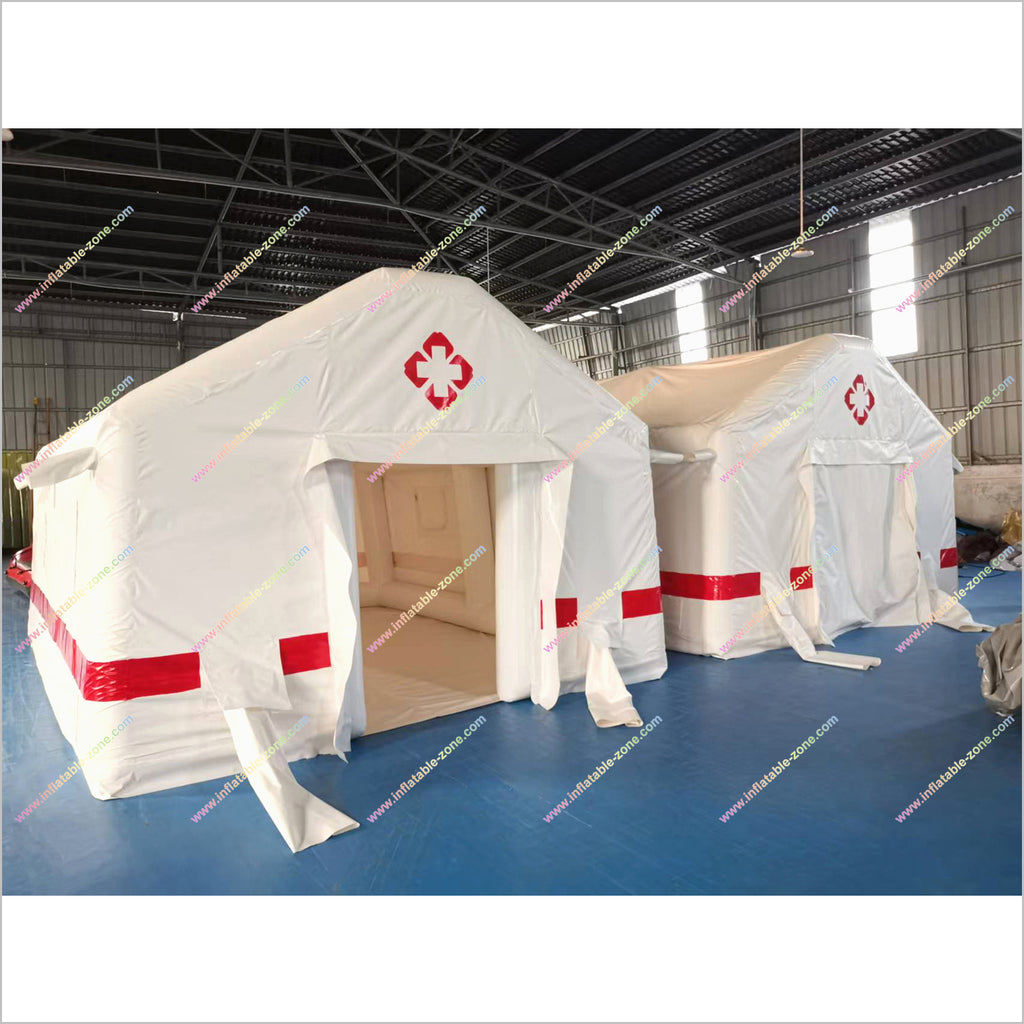Emergency Relief Inflatable Hospital Tent Red Cross Emergency Shelter
