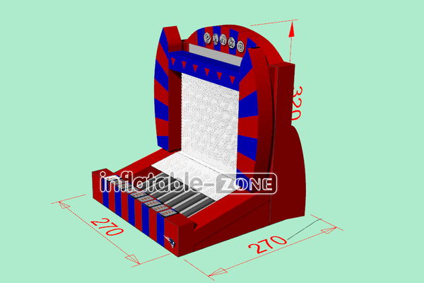 Inflatable-Zone Design Commerical Inflatable Interactive Plinko Game Fun Inflatable Plinko For Outdoor Fun