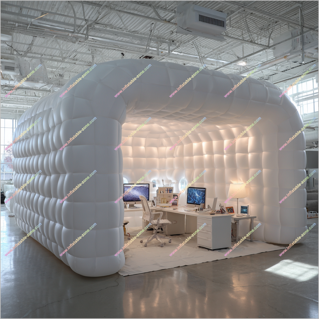 tent and table inflatables Indoor Tent Inflatable Office Dome Exhibition Air Pod Inflatable Offic