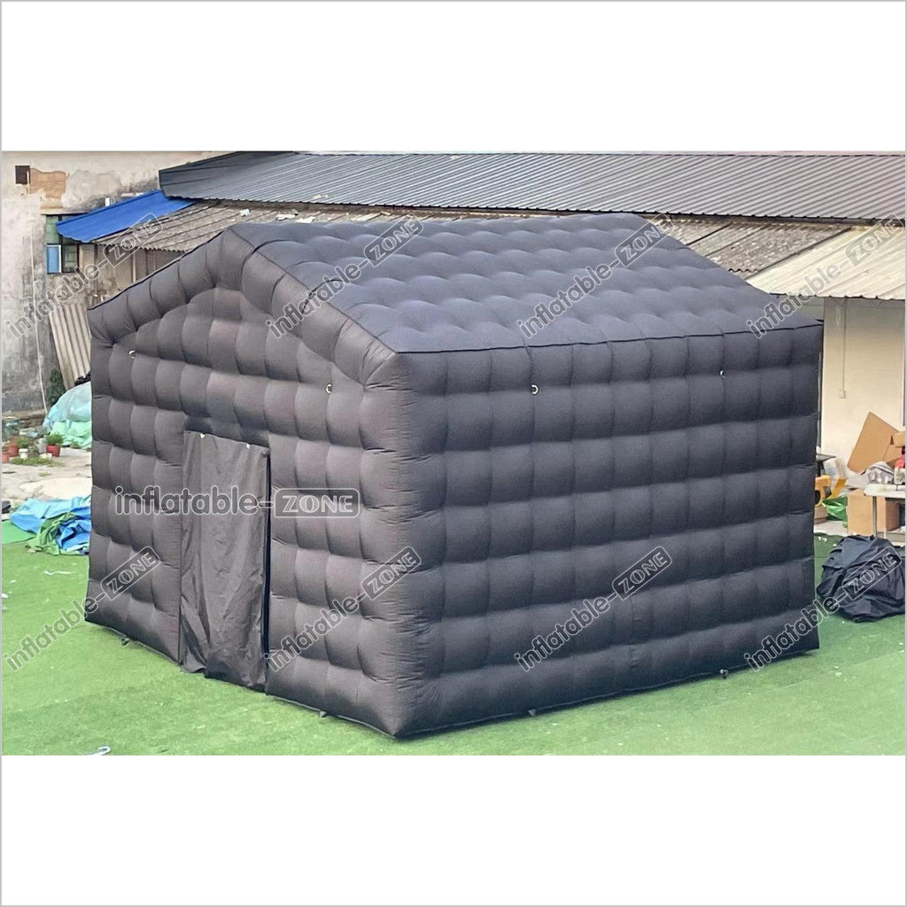 qube tent for sale Outdoor Inflatable Nightclub Tent Commercial Black Backyard Blow Up Cl