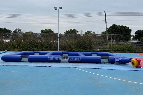 Outdoor Sports Game Triple Inflatable Panna Soccer Field Small Inflatable Football Pitch