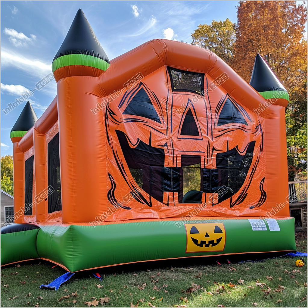 Sunny Fun Inflatable Bounce House Pumpkin Theme Halloween Best Inflata Sunny Fun Inflatable Bounce House Pumpkin Theme Halloween Best Inflata