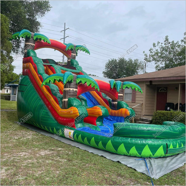 Blow up pool water slide jumping castle home bouncy large waterslide