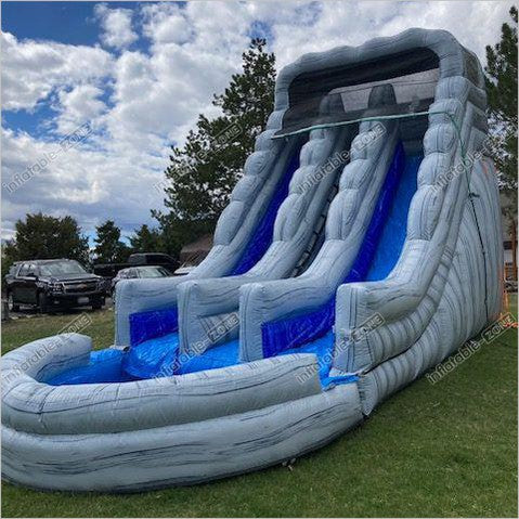 Inflatable Water Slide Blow Up Pool In Store Water Slide Under
