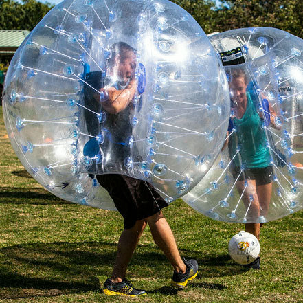 10Pcs 1.5M Clear PVC Bubble Football Soccer Bumper Ball