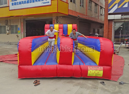 Promotion Adult Inflatable Bungee Run Game For Competition Inflatable Run Race
