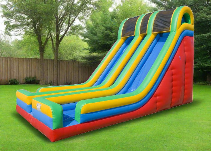 0.55mm PVC  Entertainment Large Inflatable Slide For Children OEM