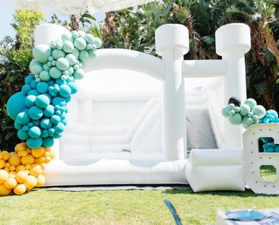 Jump into Fun with a White Bounce House