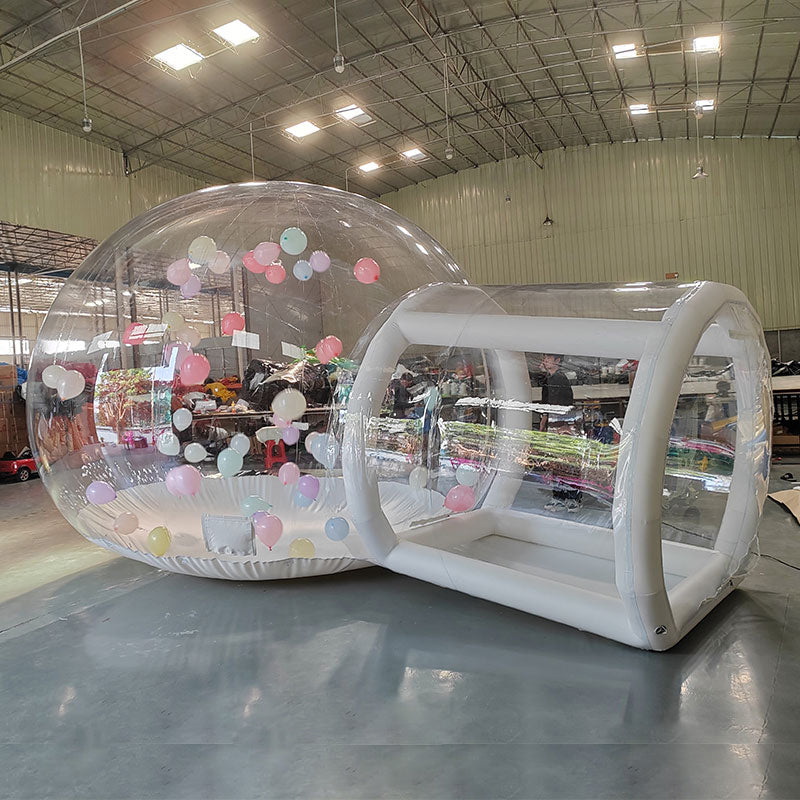 Experience the Outdoors in Style: The Inflatable Bubble House with a P