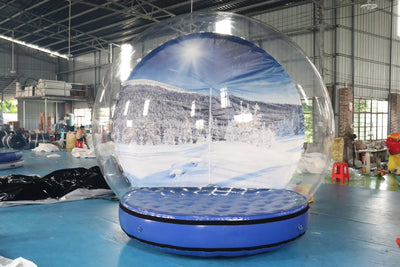 Capturing the Magic: The Inflatable Snow Globe Photo Booth Experience for a Magical Christmas