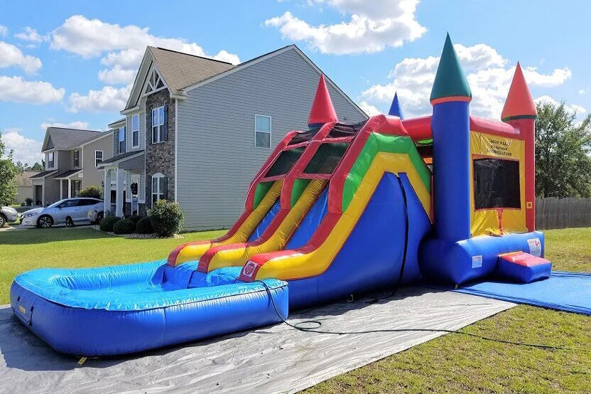 Soaking Up the Fun: The Irresistible Allure of Inflatable Water Bounce House Slides