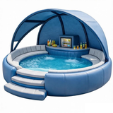 Inflatable Pool With Fridge