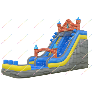 Commercial Kids Adults Inflatable Castle Water Slide Backyard Outdoor Play Equipment Rent Waterslide Party Pool Near Me - Inflatable-Zone