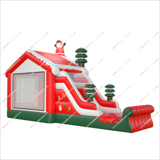 Christmas Party Decoration Massive Bounce House Large Inflatable Slide Rental Buy Bouncy Castle Slide Combo Prices - Inflatable-Zone
