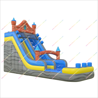 Commercial Kids Adults Inflatable Castle Water Slide Backyard Outdoor Play Equipment Rent Waterslide Party Pool Near Me - Inflatable-Zone