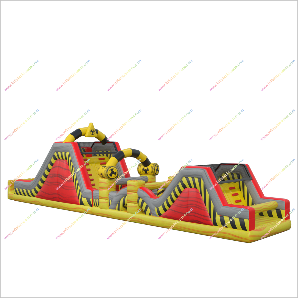 Toxic Infladable Toxic Element Inflatable Obstacle Course Indoor Play Party Interactive