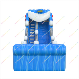 Ocean Waves Waterslides Pool Awesome Backyard Playgrounds Inflatable Water Slide Pool For Sale - Inflatable-Zone