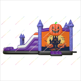 Halloween Party Games Bounce Houses With Water Slides Inflatable Pool Rental Near Me Jumping Castle Waterslide Combo - Inflatable-Zone
