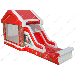 Christmas Parties Bounce Houses Slides Inflatable Yard Games Buy Childrens Bouncy Castle Jumper Slide Combo Rental - Inflatable-Zone
