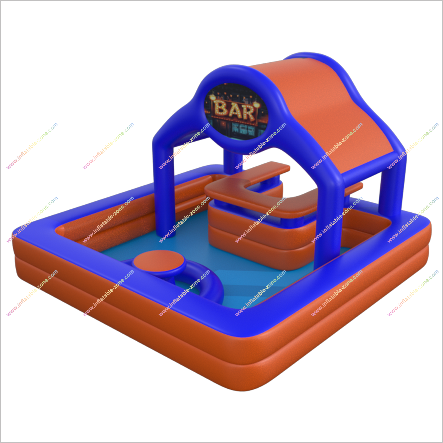 Inflatable Pool Bar Rentals Tent Floating On Water Bars Pool Tables ...