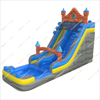 Commercial Kids Adults Inflatable Castle Water Slide Backyard Outdoor Play Equipment Rent Waterslide Party Pool Near Me - Inflatable-Zone