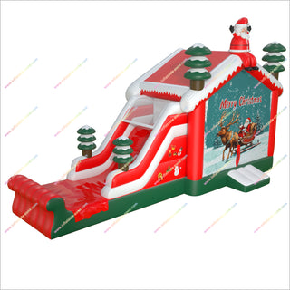 Christmas Party Decoration Massive Bounce House Large Inflatable Slide Rental Buy Bouncy Castle Slide Combo Prices - Inflatable-Zone
