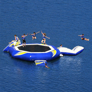 Classic Inflatable Water Trampoline Set Inflatable Floating Water Game Toys - Inflatable-Zone
