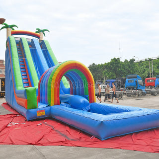 Truck Inflatable Slide Theme Inflatable Slide Long Inflatable Slides - Inflatable-Zone