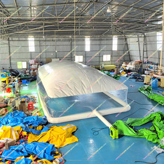 Large Pool Cover Inflatable Bubble Dome Swimming Pool Tent Inflatable Pool Cover Tent With White Ceiling - Inflatable-Zone
