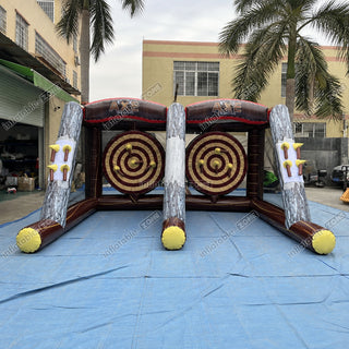 Fun Play Equipment Inflatable Axe Throwing Inflatable Sports Games For Kids And Adults - Inflatable-Zone