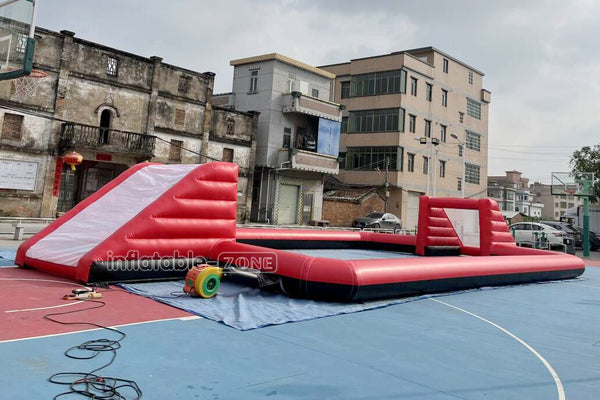 Giant Inflatable Arena Football Soap Court Outdoor Sports Games Inflatable Soccer Field For Events
