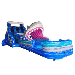 Commercial Grade Inflatable Water Slide Giant Shark Blow Up Water Slide Inflatable Slide for Party Event