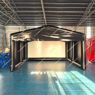 Large Inflatable Projector Screen Factory Direct Golf Simulator Tent With Enclosure Indoor Driving Range Golf Simulators For Sale - Inflatable-Zone