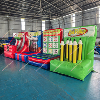 Fun Time Inflatables Basketball Hoop Shot Tic Tac Toe 4In1 Commercial Rental Grade Inflatable Carnival Games For Sale - Inflatable-Zone