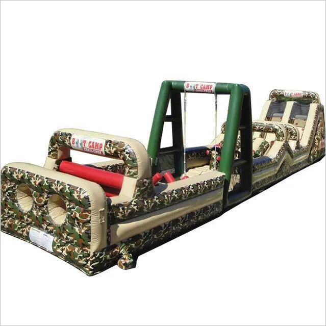Army Inflatable Assault Course Floating Obstacle Course Rugged Maniac Obstacles Home Military Assault ...