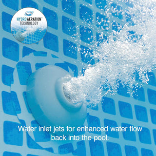 1500 GPH Pump Flow Rate Improved Circulation and Filtration INTEX SX1500 Krystal Clear Sand Filter Pump