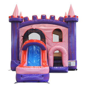4in1 Princess Jump House For Birthday Party Castle Combo Bounce House With Slide