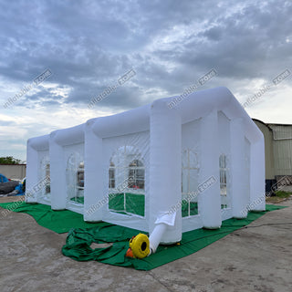 Outdoor White L Inflatable Wedding Party Tent Dining Room Inflatable Camping Tent Blow Up Tent - Inflatable-Zone