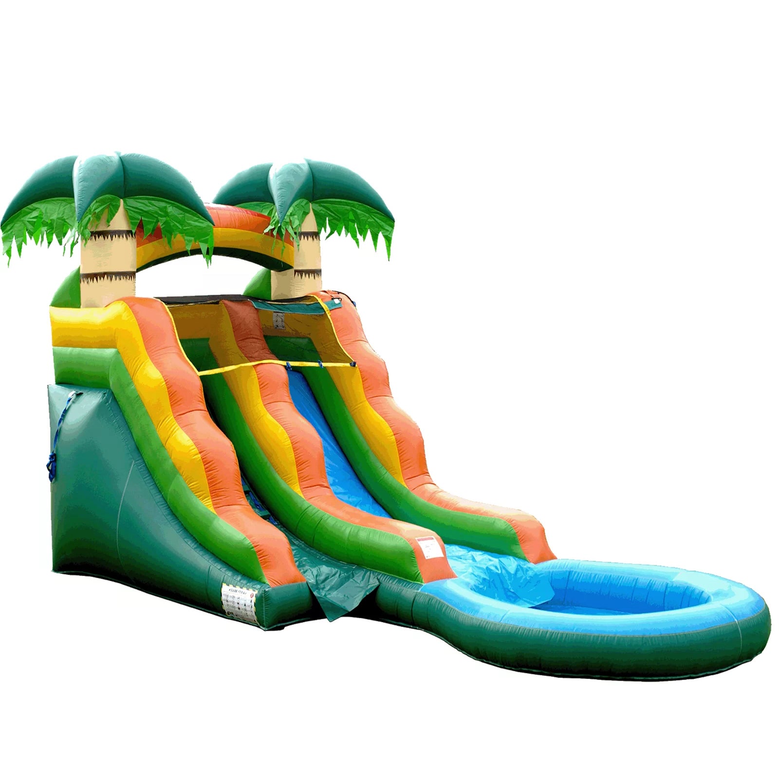Summer Breeze Commercial Grade Water Slide With Splash Pool Inflatable Waterslides For Kids