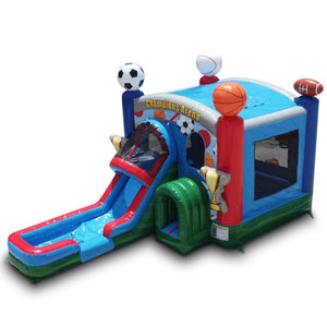 Super Sports Bounce House Slide Combo Jumper Bouncy Castle Party Fun Inflatables Near Me