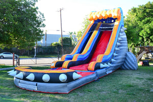 Rocker Commercial Grade Water Slide With Pool Large Inflatable Waterslide Fun Water Play Center